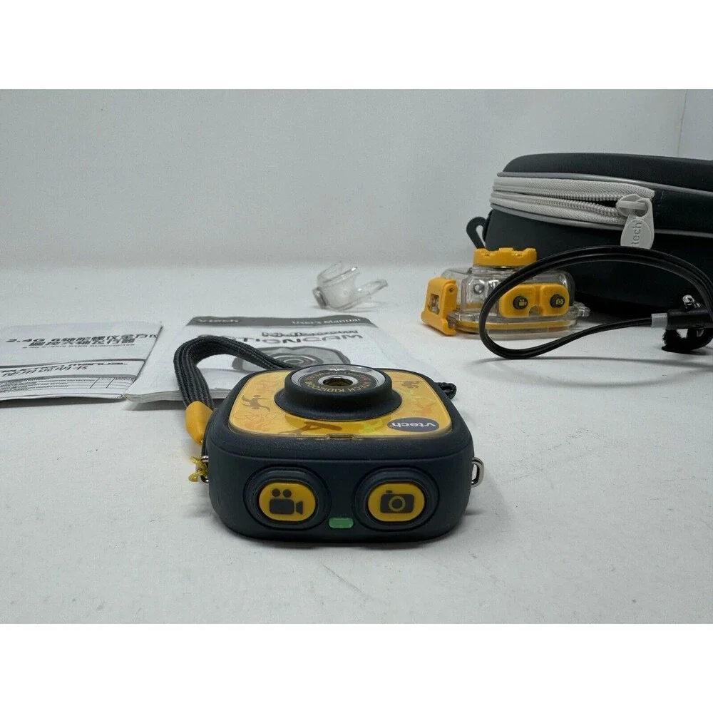 VTech Kidizoom Action Cam, Yellow 80-170700 Camera